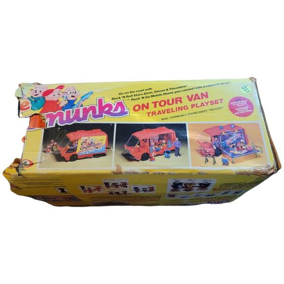 Vintage 1983 Ideal CBS Toys Alvin and the Chipmunks On Tour Van Playset - Picture 8 of 11